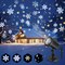Christmas Snowflake Projector Outdoor LED Moving Snowfall Laser Light Landscape